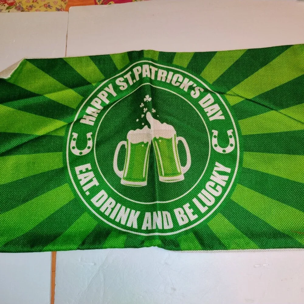 Set of four St. Patrick's pillow covers